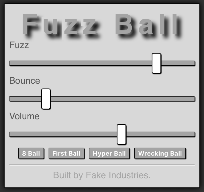 Fuzz Ball screenshot